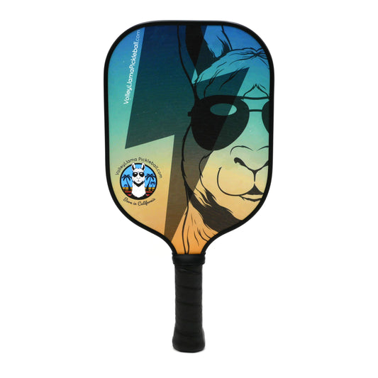 Lightning Bolt Llama Best Intermediate Pickleball Paddle