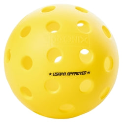 Pickleball Ball ONIX Fuse G2 Outdoor Ball - Yellow 3 Pack
